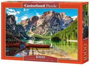 CASTORLAND 1000 Piece Jigsaw Puzzles, The Dolomites Mountains, Italy, Idyllic View, Landscape Puzzle, Adult Puzzle, Castorland C-103980-2 CASTORLAND 1000 Piece Jigsaw Puzzles, The Dolomites Mountains, Italy, Idyllic View, Landscape Puzzle, Adult Puzzle, Castorland C-103980-2