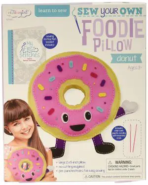 Foodie Pillow, Donut Foodie Pillow, Donut