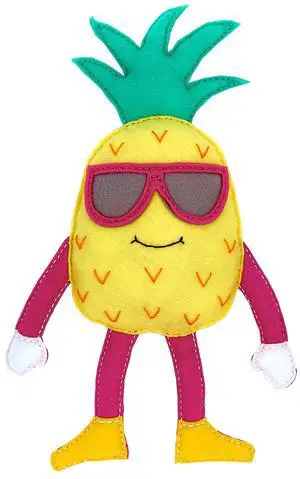 Foodie Pillow, Pineapple Foodie Pillow, Pineapple