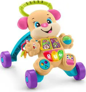Fisher-Price Laugh & Learn Smart Stages Learn With Sis Walker, Pink Fisher-Price Laugh & Learn Smart Stages Learn With Sis Walker, Pink