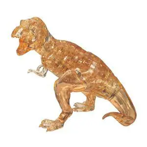 Jeruel T-Rex with Stickers 3D Crystal 49 Pieces Jigsaw Puzzle, Brown Jeruel T-Rex with Stickers 3D Crystal 49 Pieces Jigsaw Puzzle, Brown