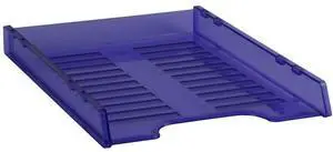 Italplast Slimline Multi Fit A4 Document Tray, Tinted Purple Italplast Slimline Multi Fit A4 Document Tray, Tinted Purple