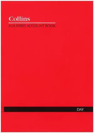 Collins A24 Day Account Book, 24 Leaf, Size A4 Collins A24 Day Account Book, 24 Leaf, Size A4