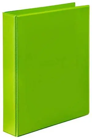 Marbig Clearview A4 2D-Ring Insert Binder, 25 mm Size, Lime Marbig Clearview A4 2D-Ring Insert Binder, 25 mm Size, Lime
