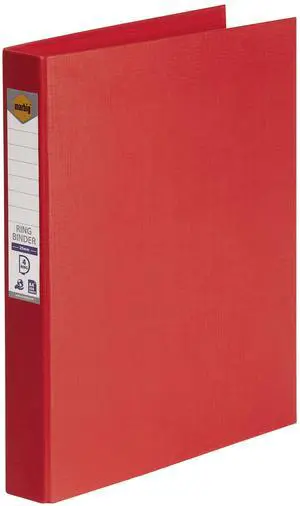Marbig 4D Pe Linen Binder, Red, 25 mm Marbig 4D Pe Linen Binder, Red, 25 mm