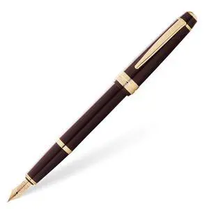 Cross Bailey Light Polished Burgundy Resin and Gold Tone Fine Nib Fountain Pen - Professional Pen for Effortless Writing - Journaling, Note-Taking & More - Black Ink - Easy Handling Cross Bailey Light Polished Burgundy Resin and Gold Tone Fine Nib Fountain Pen - Professional Pen for Effortless Writing - Journaling, Note-Taking & More - Black Ink - Easy Handling