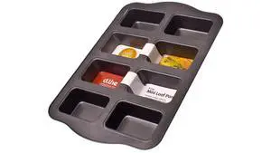 Daily Bake Non-Stick 8 Cup Mini Loaf Pan Daily Bake Non-Stick 8 Cup Mini Loaf Pan