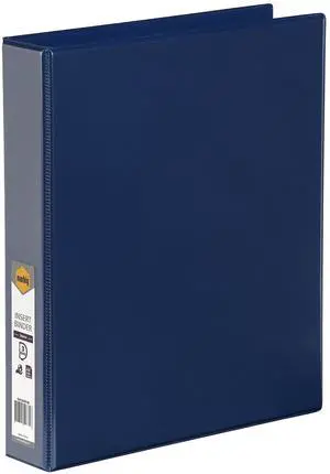 Marbig Clearview Insert Binder A4 3D Ring 38Mm Blu Marbig Clearview Insert Binder A4 3D Ring 38Mm Blu