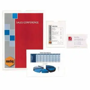 Marbig 2006700 Card Holders Unpunched A6 Clear Pack 10 Marbig 2006700 Card Holders Unpunched A6 Clear Pack 10