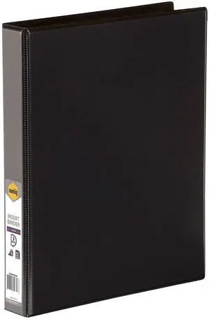 MARBIG(R) 5403002B Insert Binder Clearview A4 25mm 3D Black MARBIG(R) 5403002B Insert Binder Clearview A4 25mm 3D Black