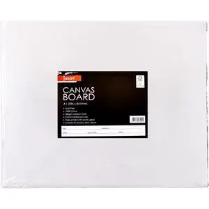 Jasart Academy Canvas Board, White, Size A1 Jasart Academy Canvas Board, White, Size A1