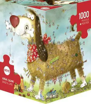 Heye Dog's Life 1000 Piece Marino Degano Jigsaw Puzzle Heye Dog's Life 1000 Piece Marino Degano Jigsaw Puzzle