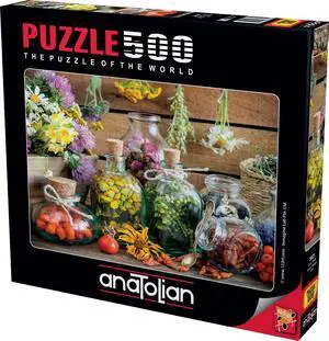 Anatolian Puzzle - Herbal Therapy, 500 Piece Jigsaw Puzzle, #3621 Anatolian Puzzle - Herbal Therapy, 500 Piece Jigsaw Puzzle, #3621