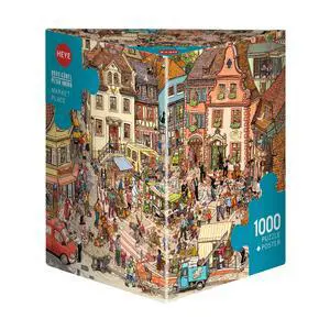 Heye HY29884 Puzzles-Triangular, 1000 Pc-Market Place Heye HY29884 Puzzles-Triangular, 1000 Pc-Market Place