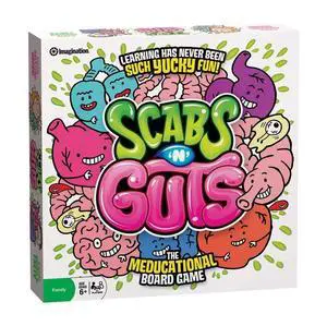 Scabs N Guts Educational Board Game Learning has Never Been Such yucky Fun! for 2 or More Players Ages 6 and up Scabs N Guts Educational Board Game Learning has Never Been Such yucky Fun! for 2 or More Players Ages 6 and up