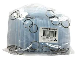 KEVRON ID18 BG50 Clear Card Holder with Ring Bag of 50 - Clear KEVRON ID18 BG50 Clear Card Holder with Ring Bag of 50 - Clear