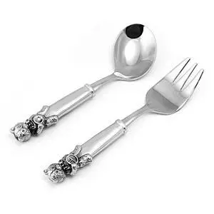 Royal Selangor 017522R Fork and Spoon Set, One Size, Pewter Royal Selangor 017522R Fork and Spoon Set, One Size, Pewter
