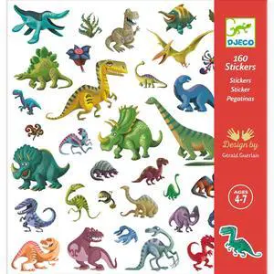 Djeco DJ08843 Stickers-Dinosaurs Novelty Djeco DJ08843 Stickers-Dinosaurs Novelty