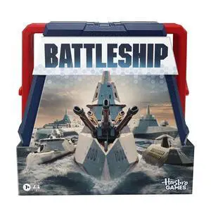 Hasbro Gaming Battleship Classic Board Game, Strategy Game for Kids Ages 7 and Up, Fun Kids Game for 2 Players, Multicolor Hasbro Gaming Battleship Classic Board Game, Strategy Game for Kids Ages 7 and Up, Fun Kids Game for 2 Players, Multicolor