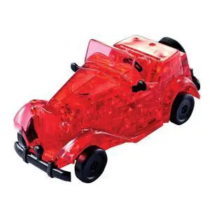 Funtime Crystal Puzzle - Vintage Car - Red BV5860-Red Funtime Crystal Puzzle - Vintage Car - Red BV5860-Red