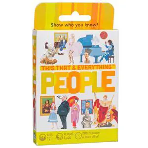 Outset Media This that and Everything: People Travel Sized Trivia Party Game for 4 or More Players Ages 12 and up Outset Media This that and Everything: People Travel Sized Trivia Party Game for 4 or More Players Ages 12 and up