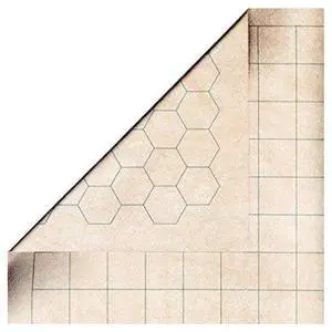 MegaMat - Reversible - 34 1/2 X 48 Oyster Vinyl 1.5" Squares & 1.5" Hexes MegaMat - Reversible - 34 1/2 X 48 Oyster Vinyl 1.5" Squares & 1.5" Hexes