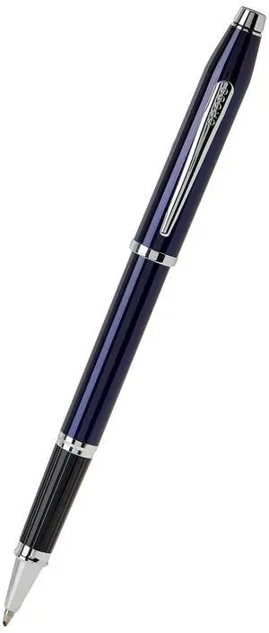 Cross Century II Blue Lacquer Rollerball with Chrome Point Cross Century II Blue Lacquer Rollerball with Chrome Point