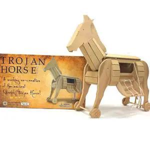 PATHFINDERS STEM Kit Trojan Horse Model | DIY Wooden Craft Kit for Kids 10-14 | Girls Arts & Crafts STEM Gift | Ancient Greek History Project | Hands-On Educational Toy Engineering and Science PATHFINDERS STEM Kit Trojan Horse Model | DIY Wooden Craft Kit for Kids 10-14 | Girls Arts & Crafts STEM Gift | Ancient Greek History Project | Hands-On Educational Toy Engineering and Science
