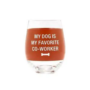 About Face Designs Hilarious Say What Collection - Gifts For Pet Lovers Stemless Wine Glass, 16-Ounce, Favorite Co-Worker About Face Designs Hilarious Say What Collection - Gifts For Pet Lovers Stemless Wine Glass, 16-Ounce, Favorite Co-Worker