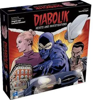 Diabolik: Heists and Investigations A Board Game by Ares Games 2-4 Players Board Games for Family 30-60 Minutes of Gameplay Games for Family Game Night for Teens and Adults Ages 14+ - English Diabolik: Heists and Investigations A Board Game by Ares Games 2-4 Players Board Games for Family 30-60 Minutes of Gameplay Games for Family Game Night for Teens and Adults Ages 14+ - English