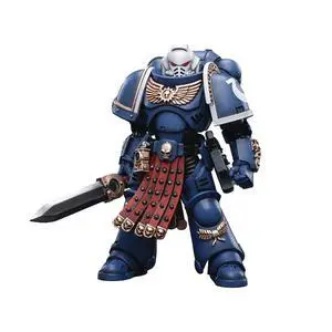 BLOOMAGE JOYTOY (BEIJING) TECH Warhammer 40k: Ultramarines Primaris Assault Vet Intercessor 1:18 Scale Action Figure BLOOMAGE JOYTOY (BEIJING) TECH Warhammer 40k: Ultramarines Primaris Assault Vet Intercessor 1:18 Scale Action Figure