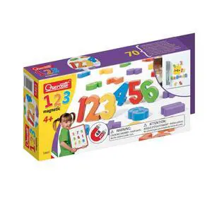 Quercetti Magnetic Numbers - 48 Piece Set (Made in Italy) Colorful Quercetti Magnetic Numbers - 48 Piece Set (Made in Italy) Colorful
