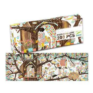 DJECO Gallery Jigsaw Puzzle + Fine Art Poster - Treehouse, Brown, 1000 DJECO Gallery Jigsaw Puzzle + Fine Art Poster - Treehouse, Brown, 1000