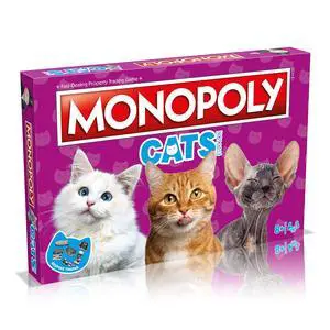 Cats Monopoly Board Game English Edition, Play with Your Favourite felines with Bespoke Tokens and Trade Your Way to Success, Fun Family Board Game for Ages 8 and up Cats Monopoly Board Game English Edition, Play with Your Favourite felines with Bespoke Tokens and Trade Your Way to Success, Fun Family Board Game for Ages 8 and up