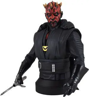 Diamond Select Toys Star Wars: Crimson Dawn Darth Maul 1: 6 Scale Mini-Bust, Multicolor, 6 inches (NOV192325) Diamond Select Toys Star Wars: Crimson Dawn Darth Maul 1: 6 Scale Mini-Bust, Multicolor, 6 inches (NOV192325)