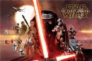 Poster Star Wars: The Force Awakens Episode VII - Collage Poster Star Wars: The Force Awakens Episode VII - Collage