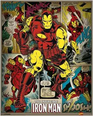 Marvel Comics Poster - Iron Man