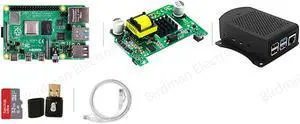 Raspberry Pi 4B python suite 4GB Components POE Power over Ethernet