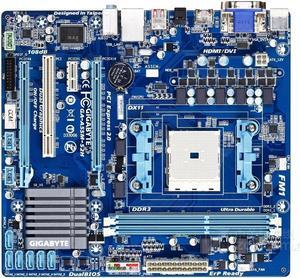GIGABYTE GA-A55M-S2H Socket FM1 AMD A55 DDR3 64GB Micro ATX