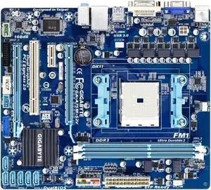 GIGABYTE GA-A75M-S2V Socket FM1 AMD A75 DDR3 64GB Micro ATX