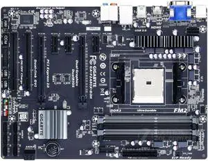 GIGABYTE GA-F2A85X-D3H Socket FM2 AMD A85X DDR3 64GB ATX