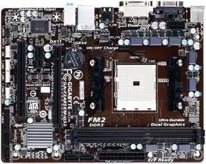 GIGABYTE GA-F2A85XM-DS2 Socket FM2 AMD A85X DDR3 64GB Micro ATX