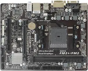 GIGABYTE F2A88XM-DS2(rev.3.x) Socket FM2/FM2+ AMD A88X DDR3 64GB Micro ATX