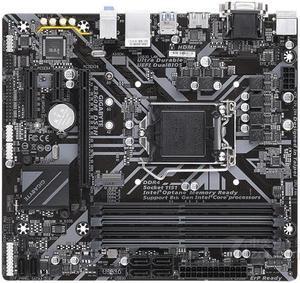GIGABYTE B360M DS3H LGA 1151 Intel B360 DDR4 64GB Micro ATX