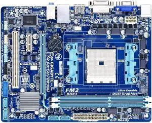 GIGABYTE GA-F2A75M-HD2(rev.1.0) Socket FM2 AMD A75 DDR3 64GB Micro ATX