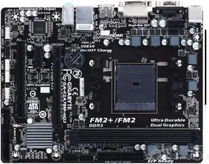 GIGABYTE F2A78M-HD2(rev.3.0) Socket FM2/FM2+ AMD A78 DDR3 64GB Micro ATX