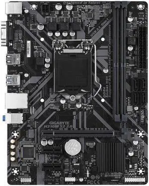 GIGABYTE H310M S2 2.0rev.1.0 LGA 1151 Intel H310 DDR4 32GB Micro ATX