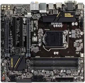 GIGABYTE B150M-D3H(rev.1.0) LGA 1151 Intel B150 DDR4 64GB Micro ATX
