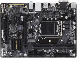 GIGABYTE B250M-HD3 LGA 1151 Intel B250 DDR4 32GB Micro ATX