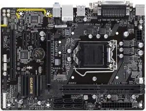 GIGABYTE B250M-D3V LGA 1151 Intel B250 DDR4 32GB Micro ATX